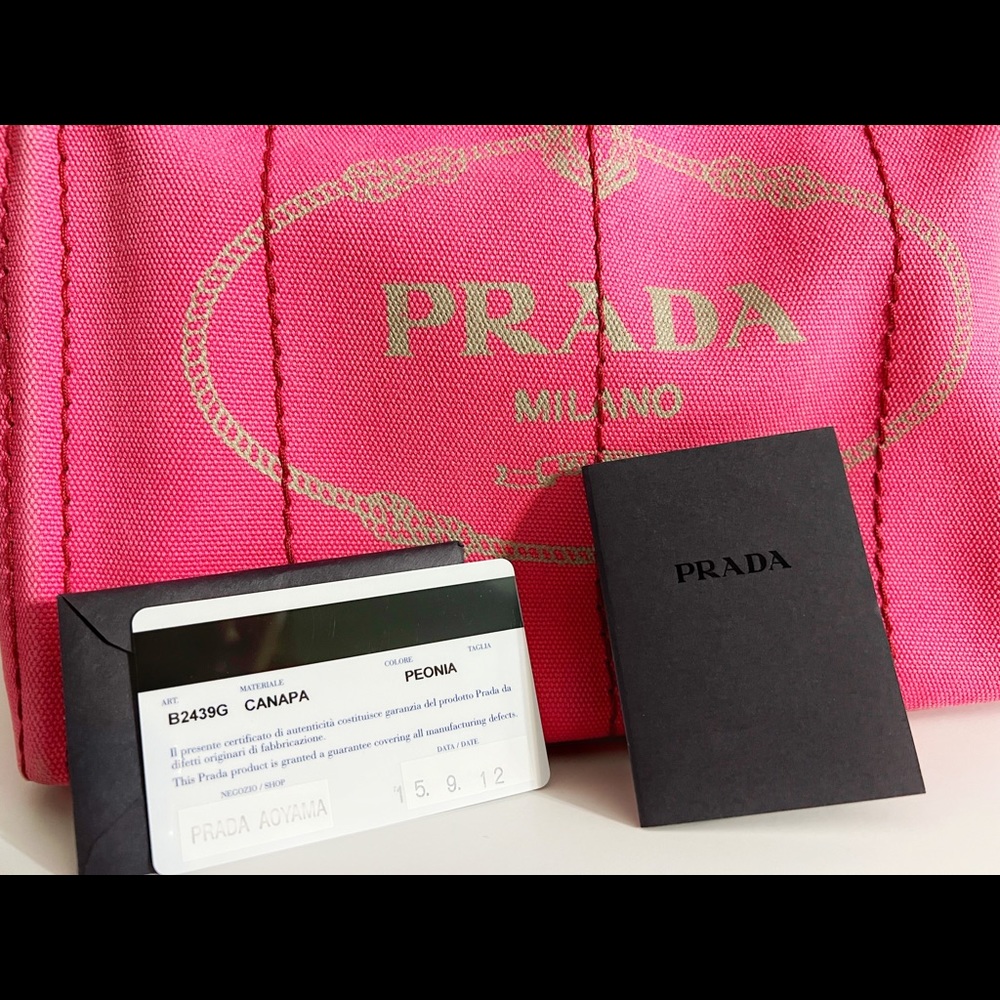 Prada Canapa Tote Bag